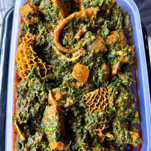 vegetable (edikaikong) soup